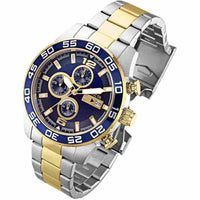 Invicta Men's Chronograph Watch - Specialty Blue Dial Two Tone Bracelet | 30696 ,