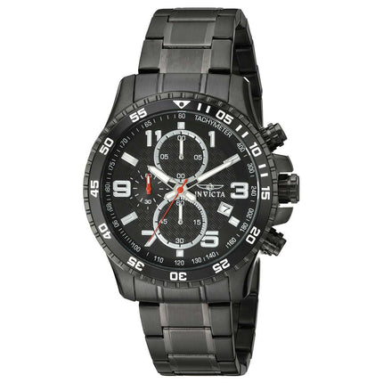 Invicta Men's Chronograph Watch - Specialty Quartz Black Dial Steel Bracelet | 14880 ,
