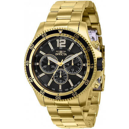 Invicta Men's Chronograph Watch - Specialty Quartz Black Dial Steel Bracelet | 36556 ,