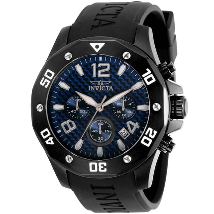 Invicta Men's Chronograph Watch - Specialty Quartz Dark Blue Dial Strap | 31212 ,