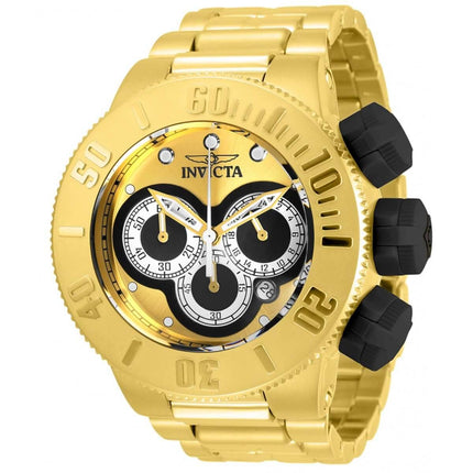 Invicta Men's Chronograph Watch - Specialty Quartz Yellow Gold Bracelet | 31541 ,