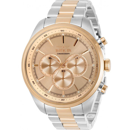 Invicta Men's Chronograph Watch - Specialty Rose Gold Tone Dial Bracelet | 30980 ,
