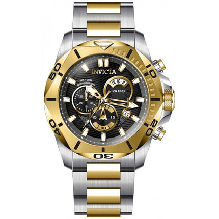 Invicta Men's Chronograph Watch - Speedway Black and Gold Dial Bracelet | 32270 ,