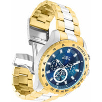 Invicta Men's Chronograph Watch - Speedway Blue and Silver Dial Bracelet | 35319 ,