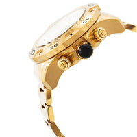 Invicta Men's Chronograph Watch - Speedway Chrono Yellow Gold Steel Bracelet | 36687 ,