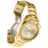 Invicta Men's Chronograph Watch - Speedway Gold Dial Yellow Gold Bracelet | 28905 ,