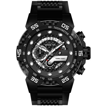 Invicta Men's Chronograph Watch - Speedway Japanese Quartz Black Rubber Strap | 36598 ,
