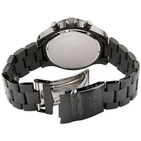 Invicta Men's Chronograph Watch - Speedway Quartz Black Dial Gunmetal Bracelet | 34058 ,