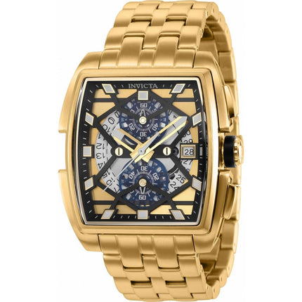 Invicta Men's Chronograph Watch - Speedway Quartz Yellow Gold Steel Bracelet | 35446 ,