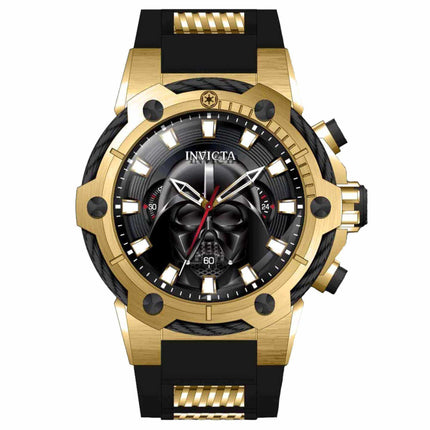 Invicta Men's Chronograph Watch - Star Wars Darth Vader Black Dial Strap | 41166 ,