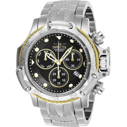 Invicta Men's Chronograph Watch - Subaqua Black Dial Stainless Steel Bracelet | 26721 ,