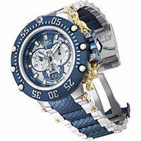 Invicta Men's Chronograph Watch - Subaqua Blue and Silver Tone Dial Bracelet | 32113 ,