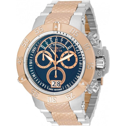Invicta Men's Chronograph Watch - Subaqua Blue Dial Two Tone Bracelet | 31884 ,