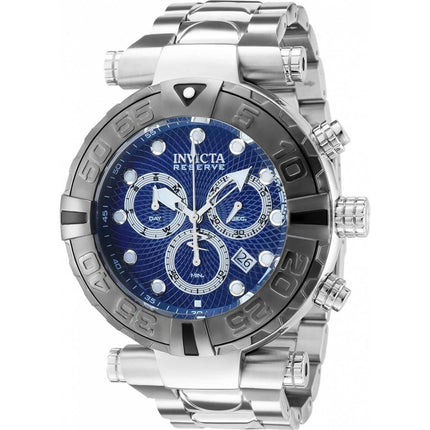 Invicta Men's Chronograph Watch - Subaqua Noma I Blue Dial Steel Bracelet | 32628 ,