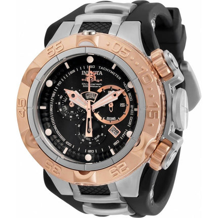 Invicta Men's Chronograph Watch - Subaqua Noma V Black Dial Strap | 12880 ,