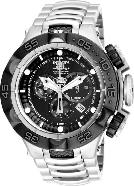 Invicta Men's Chronograph Watch - Subaqua NOMA V Black Dial Two Tone Bracelet | 15922 ,