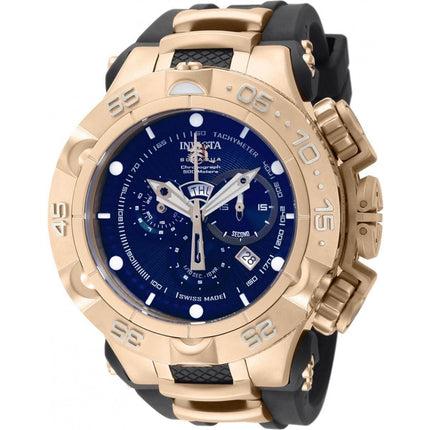 Invicta Men's Chronograph Watch - Subaqua Noma V Blue Dial Two Tone Strap | 12883 ,