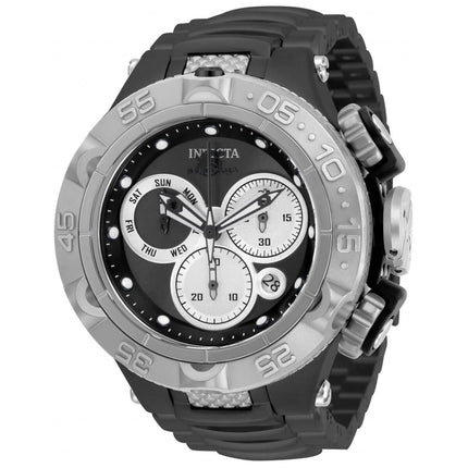 Invicta Men's Chronograph Watch - Subaqua Noma V Quartz Black Steel Bracelet | 31566 ,