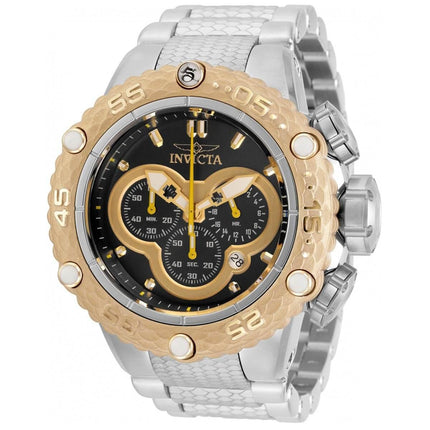 Invicta Men's Chronograph Watch - Subaqua Noma VI Black and Gold Dial Bracelet | 31574 ,
