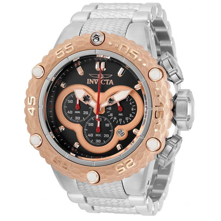 Invicta Men's Chronograph Watch - Subaqua Noma VI Black and Rose Gold Dial | 31573 ,