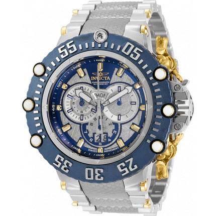 Invicta Men's Chronograph Watch - Subaqua Noma VII Blue and Silver Tone Dial | 32115 ,