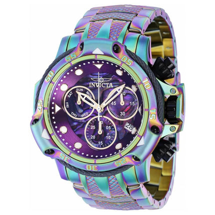 Invicta Men's Chronograph Watch - Subaqua Purple Dial Iridescent Bracelet | 38329 ,