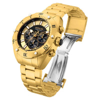 Invicta Men's Chronograph Watch - Venom Black and Gold Tone Dial Bracelet | 33744 ,