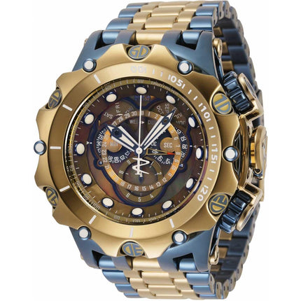 Invicta Men's Chronograph Watch - Venom Dark Blue and Khaki Dial Bracelet | 34791 ,