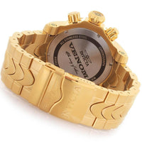 Invicta Men's Chronograph Watch - Venom Gunmetal Dial Yellow Gold Bracelet | 29644 ,