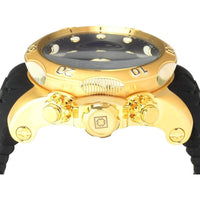 Invicta Men's Chronograph Watch - Venom Yellow Gold Case Blue Dial Black Strap | 32614 ,