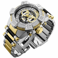 Invicta Men's Diamond Watch - Shaq Black, Silver and Gold Tone Bracelet | 33665 ,
