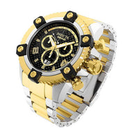 Invicta Men's Diamond Watch - Shaq Quartz Black Dial Two Tone Bracelet | 33727 ,