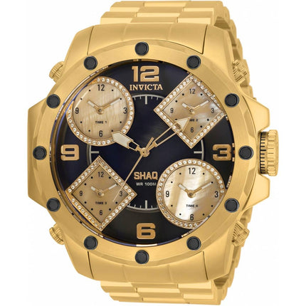 Invicta Men's Diamond Watch - Shaq Yellow Gold Stainless Steel Bracelet | 33867 ,