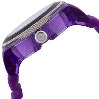 Invicta Men's Japanese Quartz Watch - Pro Diver Black Dial Purple Rubber Strap | 35194 ,