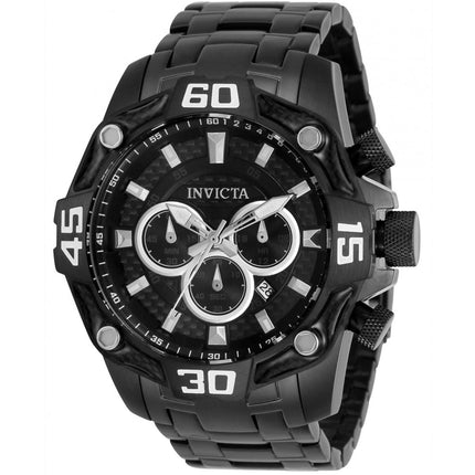 Invicta Men's Japanese Quartz Watch - Pro Diver Chronograph Black Bracelet | 33852 ,