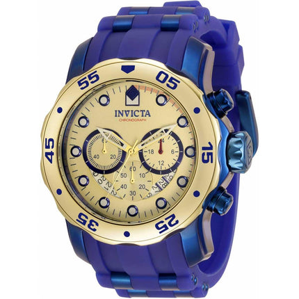 Invicta Men's Japanese Quartz Watch - Pro Diver Chronograph Gold Tone Dial | 34011 ,