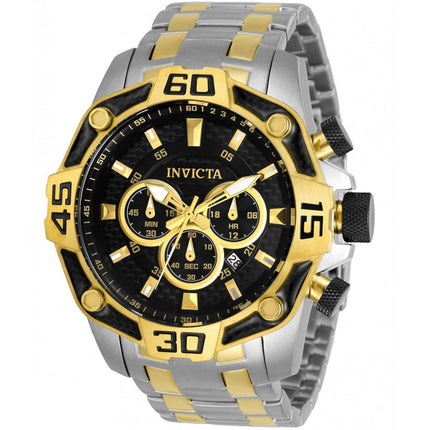 Invicta Men's Japanese Quartz Watch - Pro Diver Chronograph Two Tone Bracelet | 33853 ,