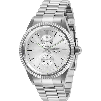 Invicta Men's Japanese Quartz Watch - Specialty Charcoal Dial Steel Bracelet | 29418 ,