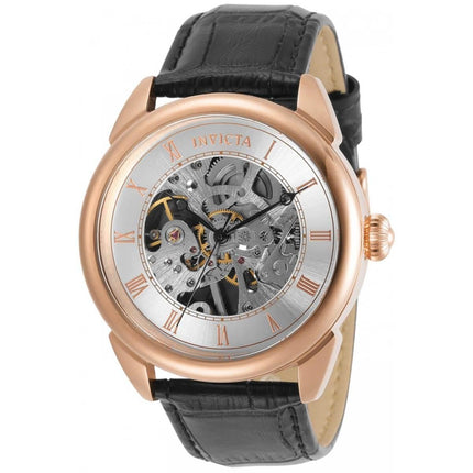 Invicta Men's Mechanical Watch - Specialty Rose Gold Tone Case Black Strap | 31155 ,