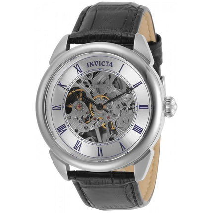 Invicta Men's Mechanical Watch - Specialty Silver Tone Case Black Strap | 31153 ,