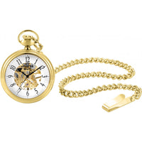 Invicta Men's Pocket Watch - Objet D Art Mechanical YG Stainless Steel Chain | 33553 ,