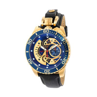 Invicta Men's Pocket Watch - Pro Diver Chronograph Blue and Gold Tone Dial | 35440 ,