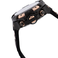 Invicta Men's Quartz Chronograph Watch - Akula Black and RG Dial Strap | 31896 ,