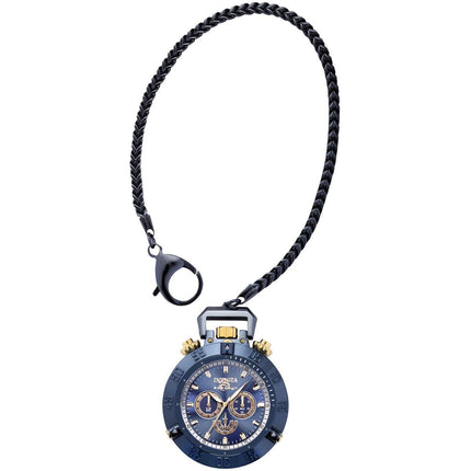 Invicta Men's Quartz Pocket Watch - Subaqua Noma III Chronograph Blue Chain | 34692 ,