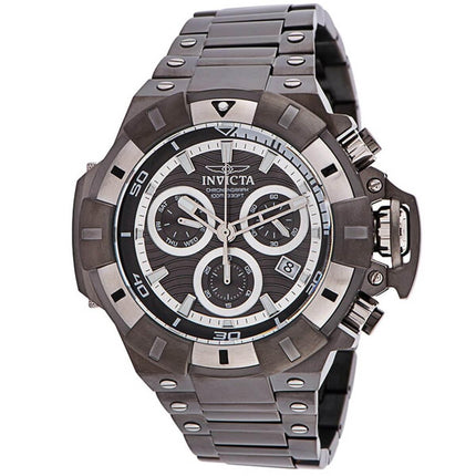 Invicta Men's Quartz Watch - Akula Chronograph Gunmetal Steel Bracelet | 31868 ,