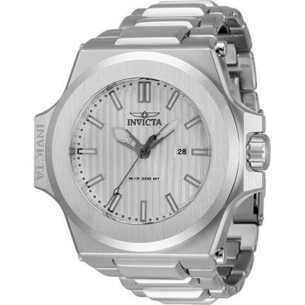 Invicta Men's Quartz Watch - Akula Silver Dial Stainless Steel Bracelet | 34729 ,