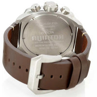 Invicta Men's Quartz Watch - Aviator Chronograph Blue Dial Leather Strap | 32104 ,