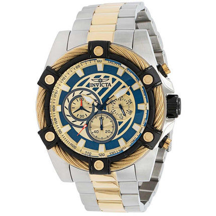 Invicta Men's Quartz Watch - Bolt Chrono Two Tone Stainless Steel Bracelet | 38957 ,