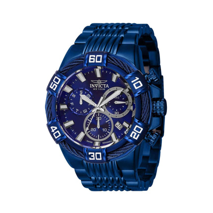 Invicta Men's Quartz Watch - Bolt Chronograph Blue Stainless Steel Bracelet | 40909 ,