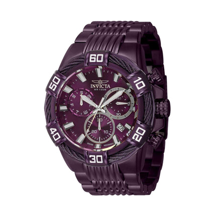 Invicta Men's Quartz Watch - Bolt Chronograph Purple Stainless Steel Bracelet | 40908 ,